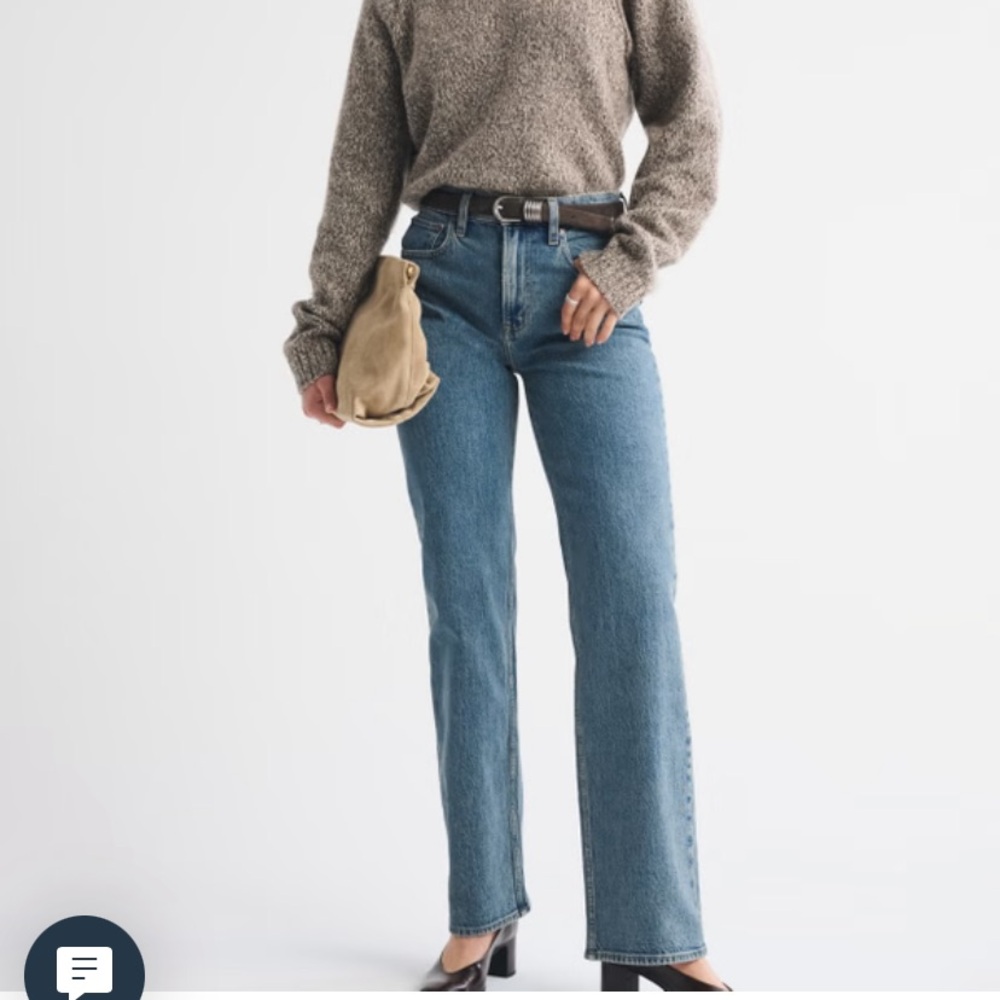 Abercrombie & Fitch high rise 90s relaxed jeans 27 short